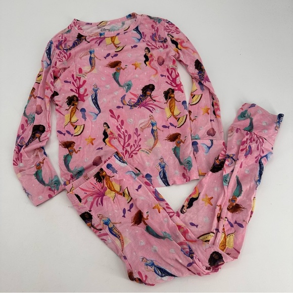 Posh Peanut Disney Little Mermaid Pajamas Set Size 5T 6T FLAW - Picture 1 of 4